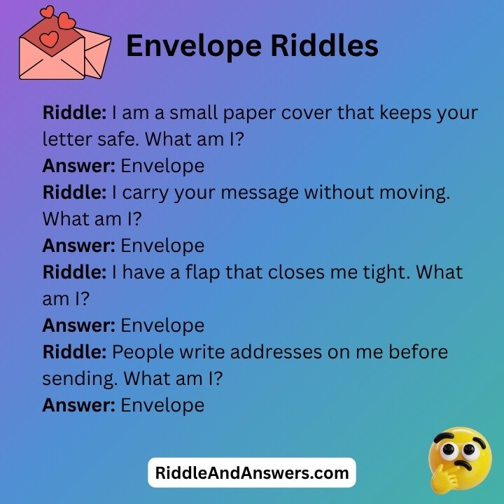 Envelope Riddles