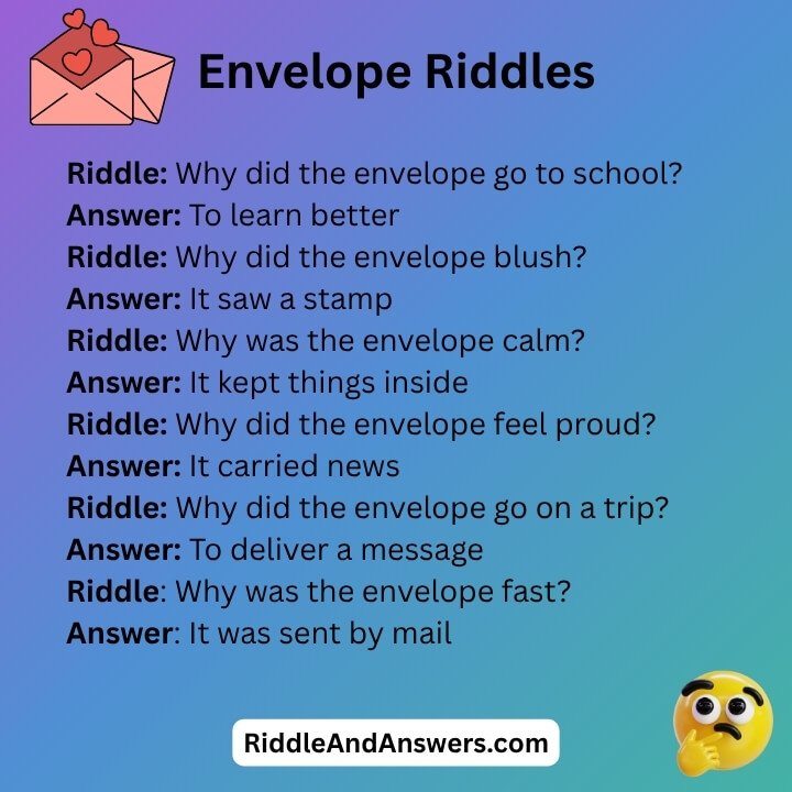 Envelope Riddles