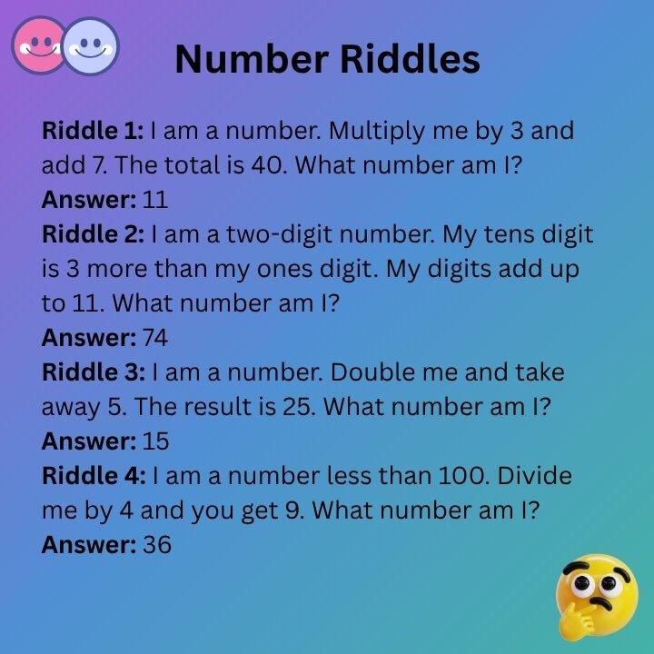 Number Riddles