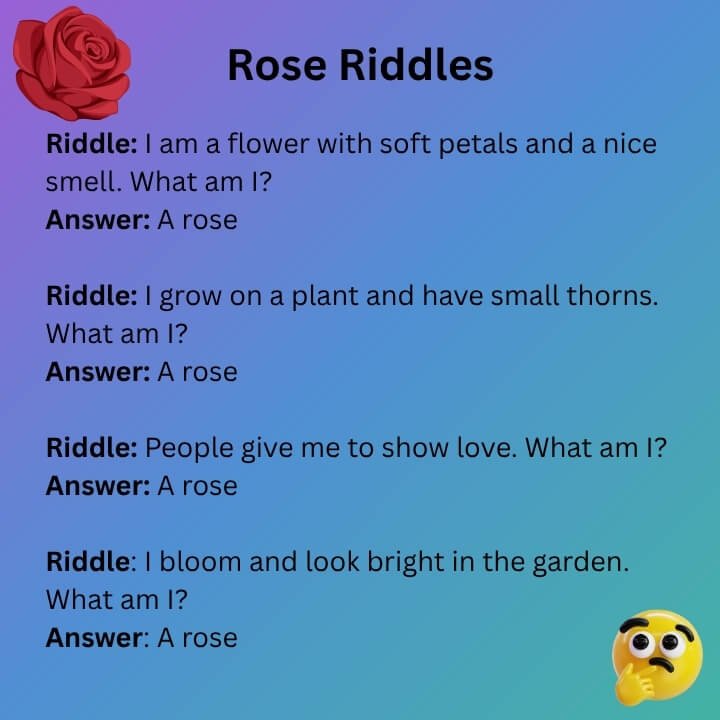 Rose Riddles