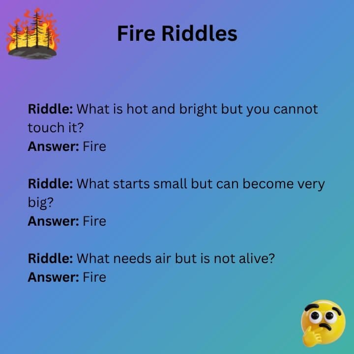 Fire Riddles