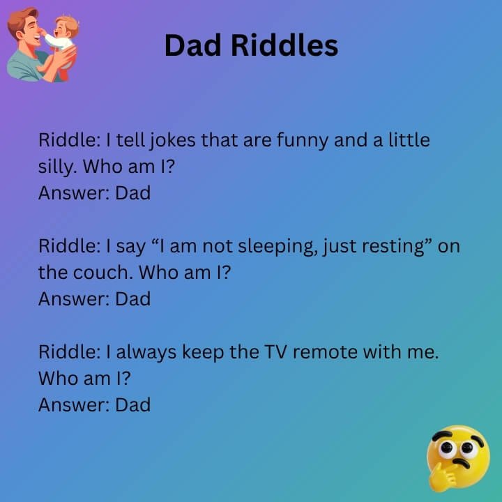 Funny Dad Riddles