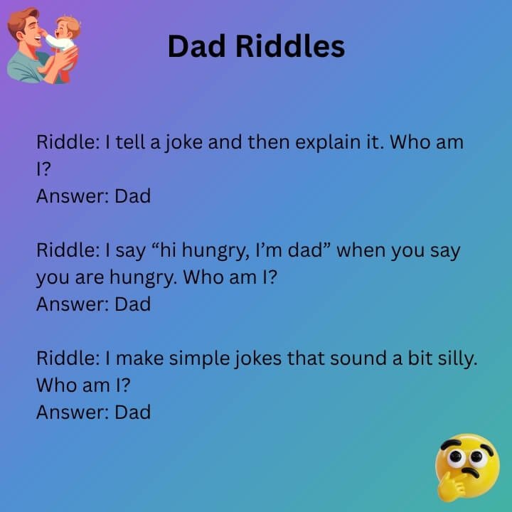 Dad Riddles Jokes