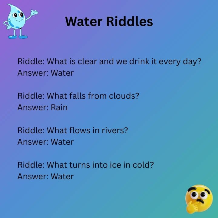 Water Riddles With Answers