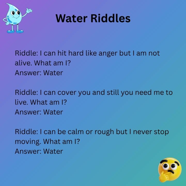 Water Riddles For Adults