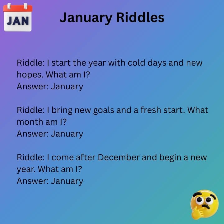 January Riddles