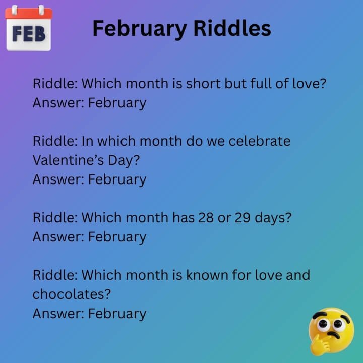 February Riddles