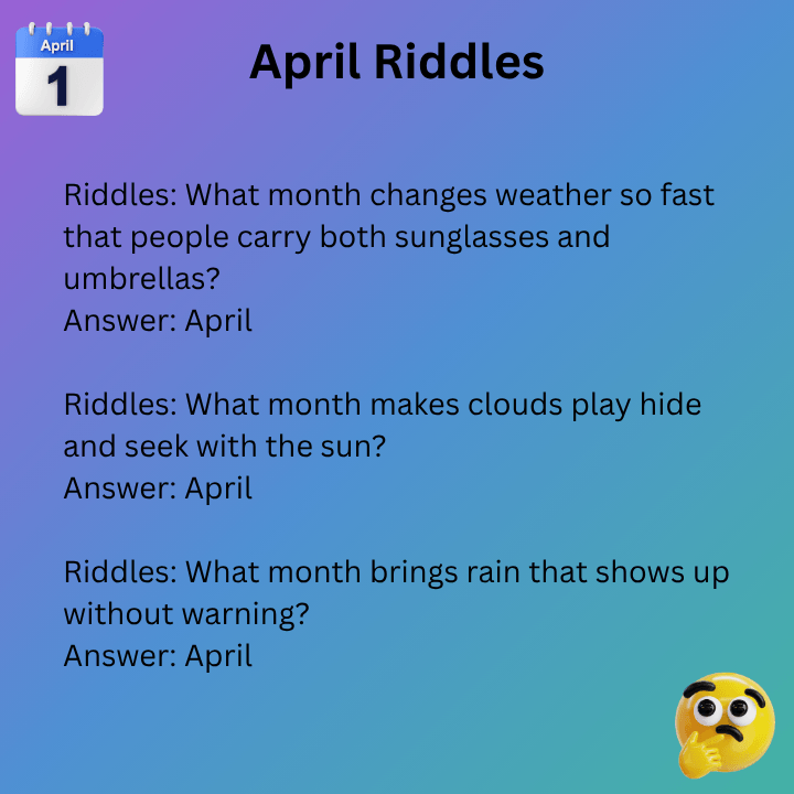 Funny April Riddles