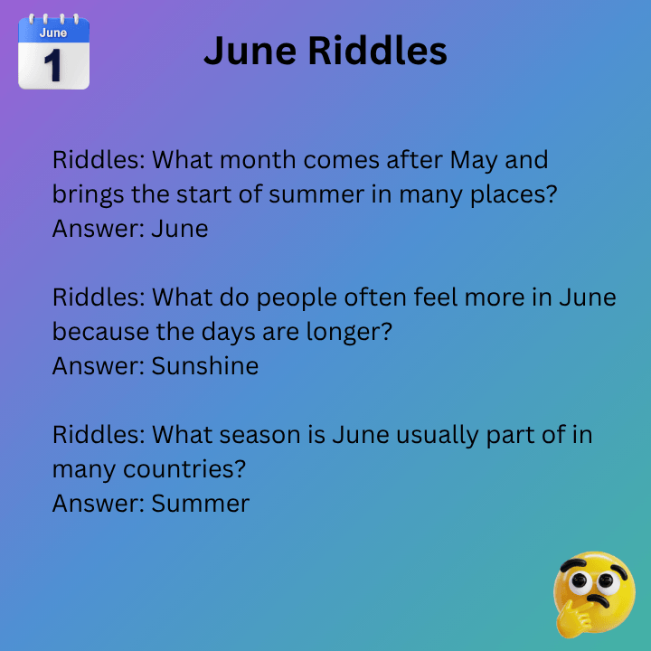 June Riddles