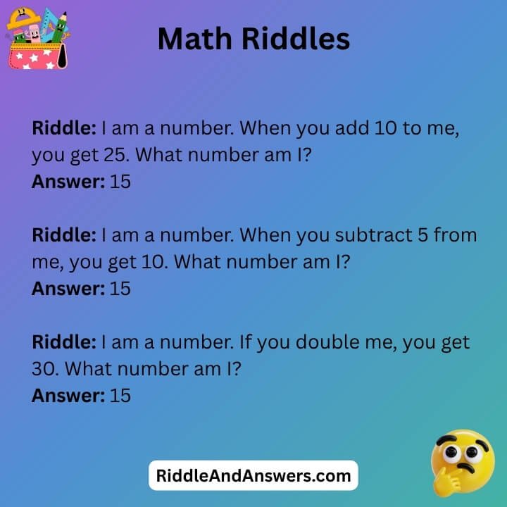 Math Riddles Level 15