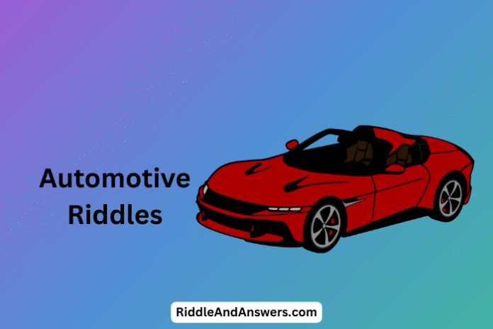 Automotive Riddles: What Runs Without Legs Yet Travels Miles?