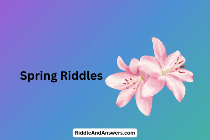 Spring-Riddles Spring riddles: What Brings Flowers Back but Never Knocks?
