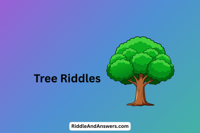 Tree Riddles: What Grows Tall but Never Walks?