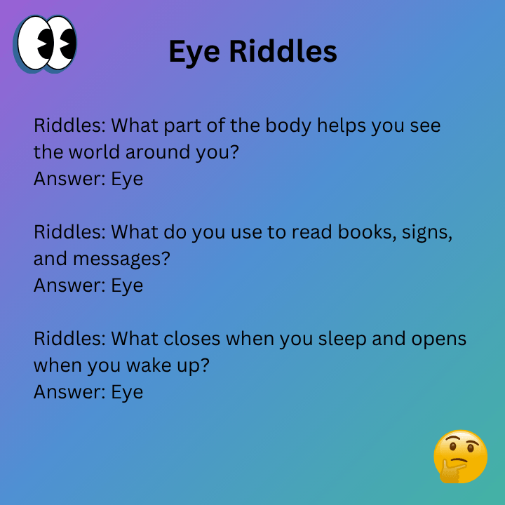 Eyes Riddles With Answers
