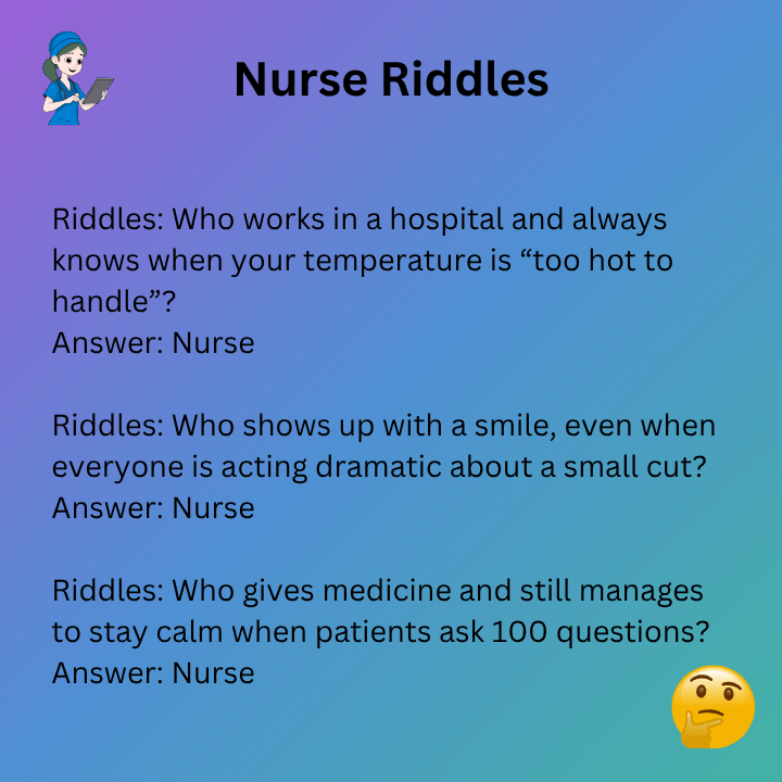 Funny Nurse Riddles