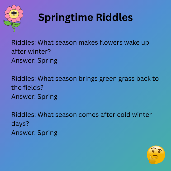 Springtime Riddles And Jokes