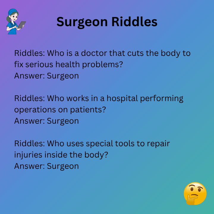 Surgeon Riddles