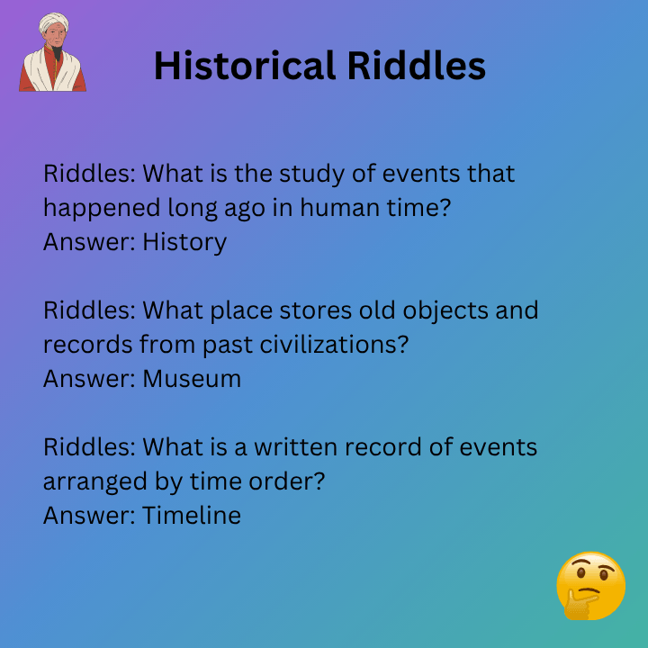Historical Riddles With Answers