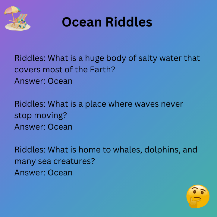 Ocean Riddles