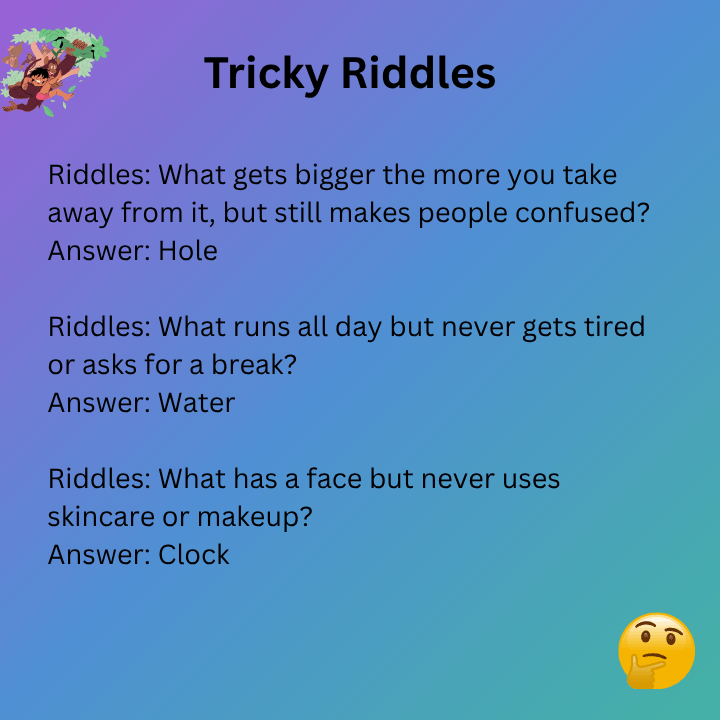 Funny And Tricky Riddles With Answers