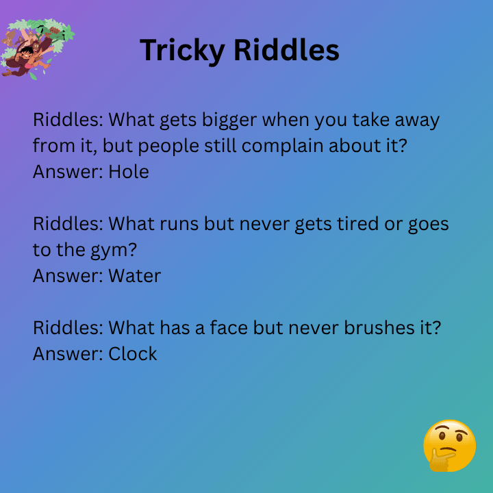 Funny Tricky Riddles With Answers