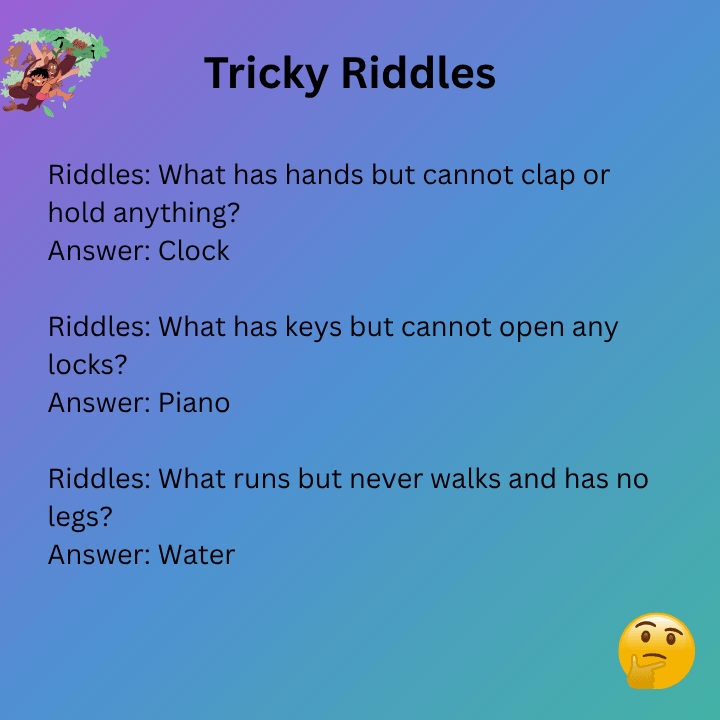 Tricky Riddles With Answers