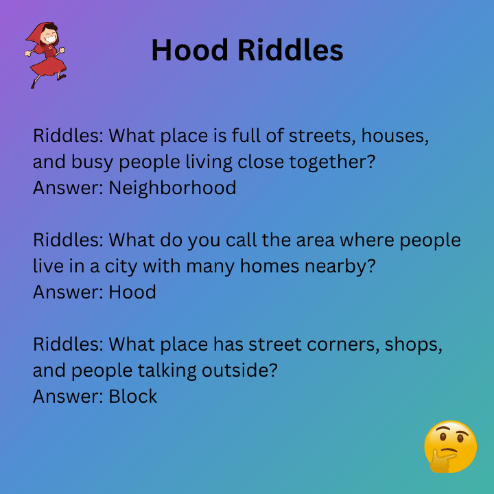 Hood Riddles