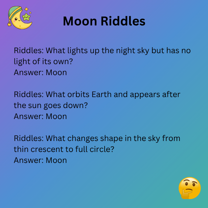 Moon Riddles With Answers