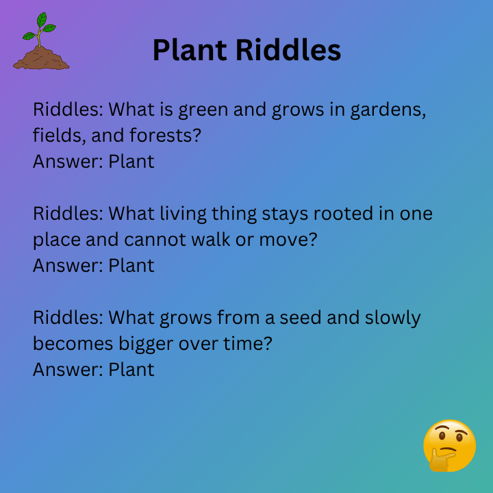 Plant Riddles