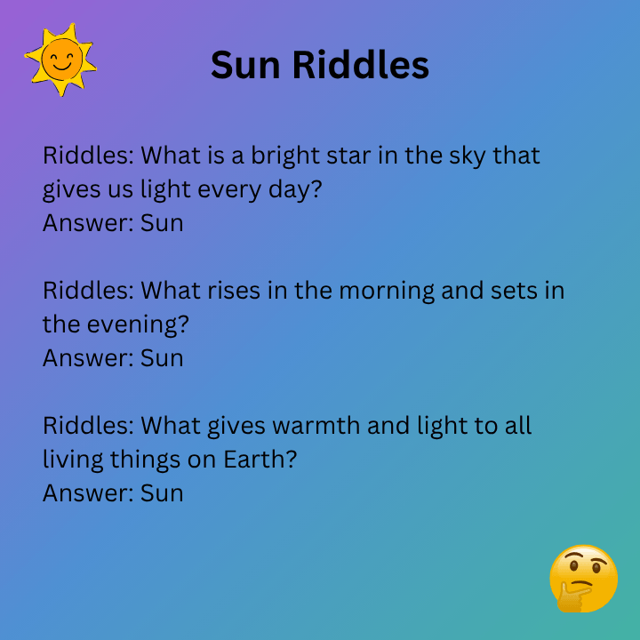 Sun Riddles