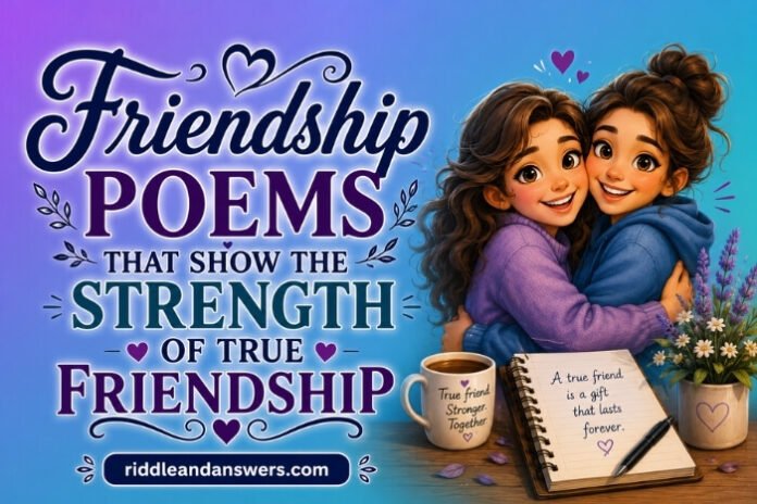 Friendship Poems